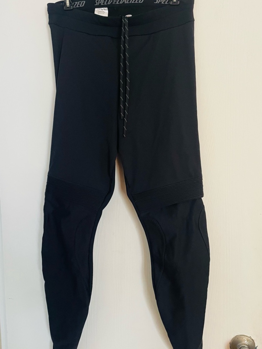 Specialized Cycling Biking Gear Black Performance Joggers with Knee Panels